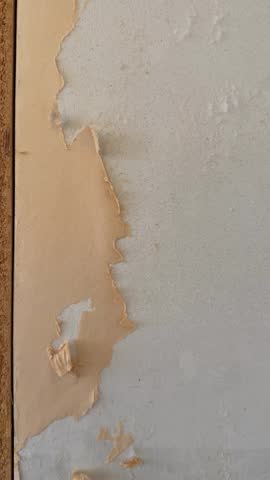 Peeling wall texture showing layers of aged paint and surface with copy space for text video