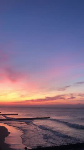 Sunset at the sea Baltic Sea 