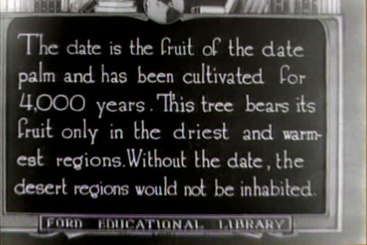 1920s - Date palm trees are planted across California and Arizona in the 1920s.