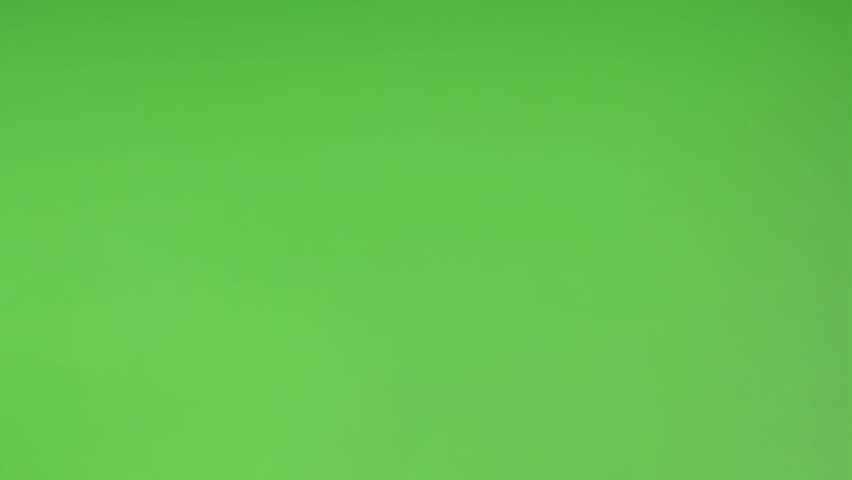 Dense Slow Industrial Plume Smoke Green Screen 4K Video
