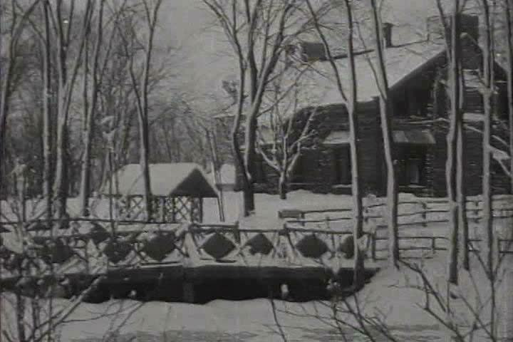 1910s - A snow storm in 1919.