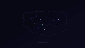 Brain neural network artificial intelligence data connections technology animation - Powered by Shutterstock - Get 15% off with code: PIKWIZARD15