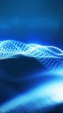 Abstract blue digital particle wave with glowing mesh dots, representing data flow, futuristic technology, and network visualization. - Powered by Shutterstock - Get 15% off with code: PIKWIZARD15