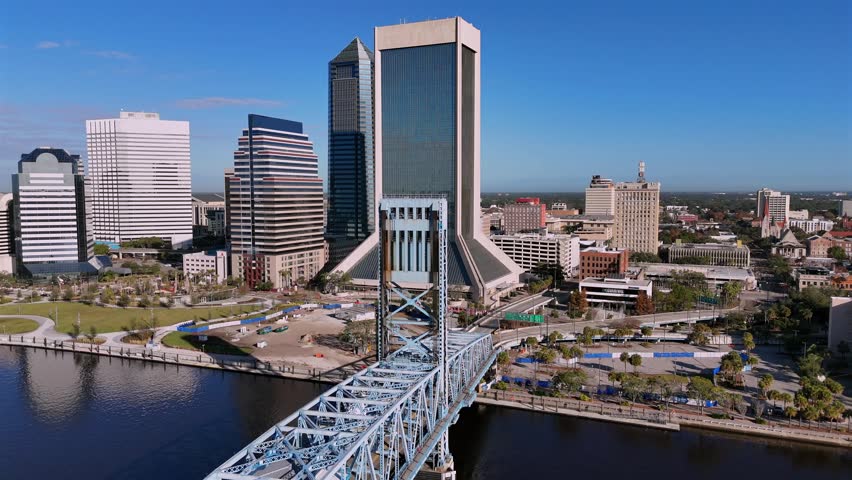 Aerial view of Jacksonville Florida