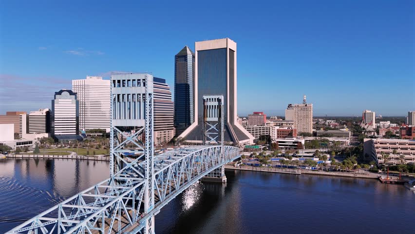 Aerial view of Jacksonville Florida