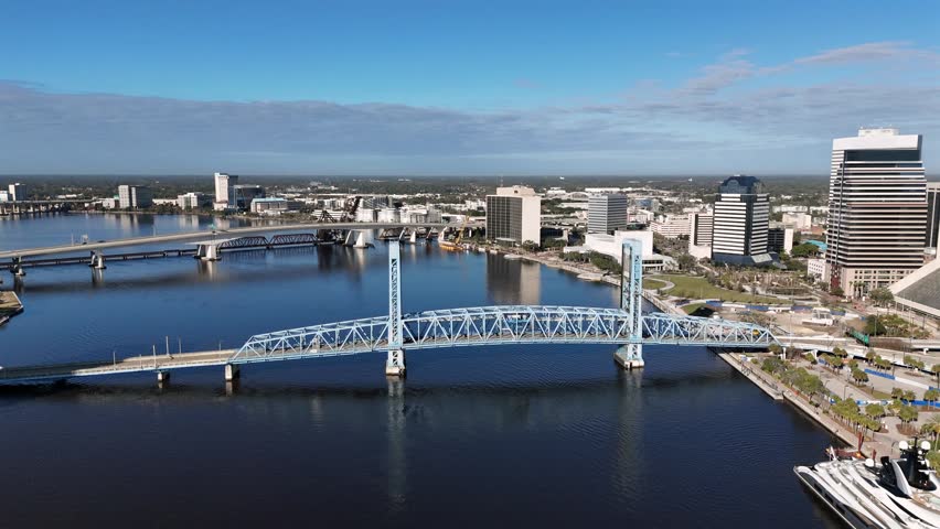 Aerial view of Jacksonville Florida