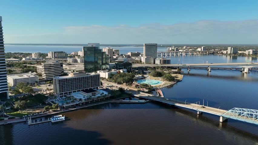 Aerial view of Jacksonville Florida