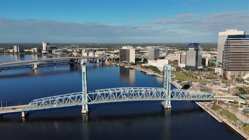 Aerial view of Jacksonville Florida