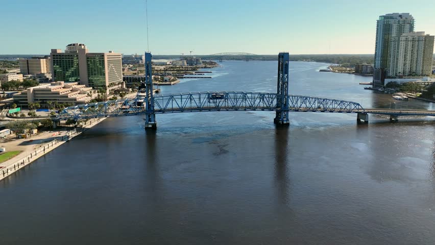 Aerial view of Jacksonville Florida