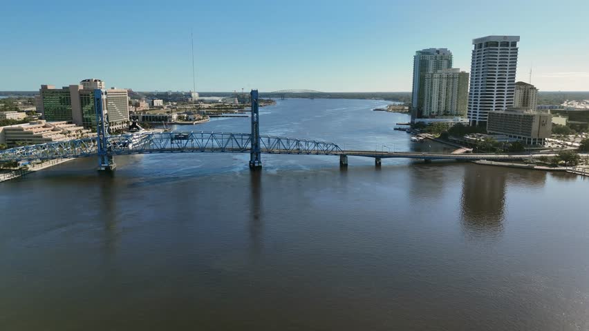 Aerial view of Jacksonville Florida