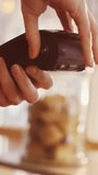Customer paying bill through NFC technology in cafe 4k - Powered by Shutterstock - Get 15% off with code: PIKWIZARD15