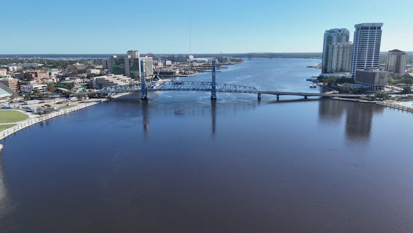 Aerial view of Jacksonville Florida