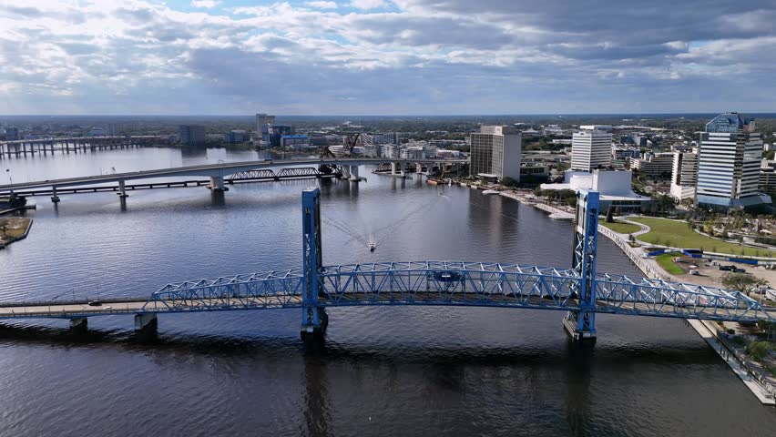 Aerial view of Jacksonville Florida