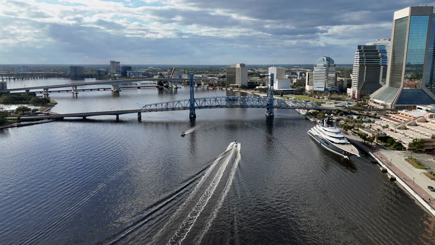Aerial view of Jacksonville Florida