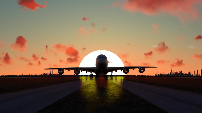 The aircraft sprints down the runway for takeoff
