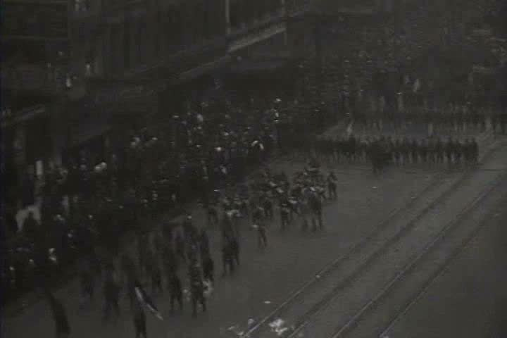 1910s, 1920s - Scenes from a parade.