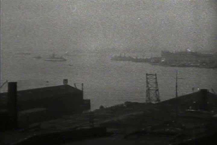 1910s - New York Harbor scenes in 1919.