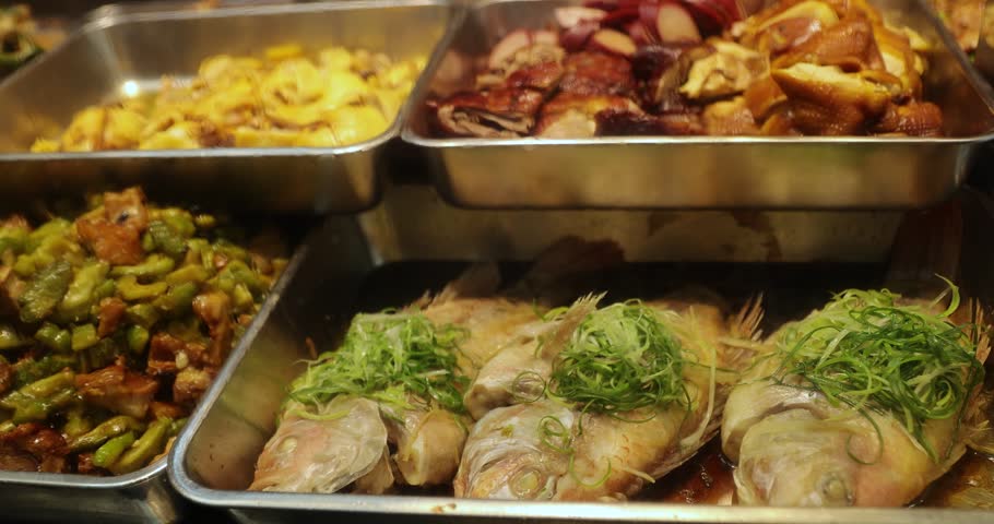  Chinese fast food selling at the restaurant