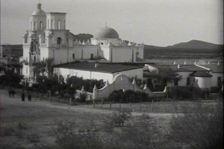 1910s, 1920s - El Paso mission in Tucson, Arizona.