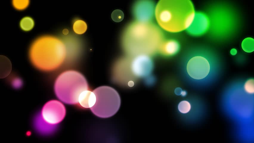 Abstract Motion Background - Rainbow Bokeh