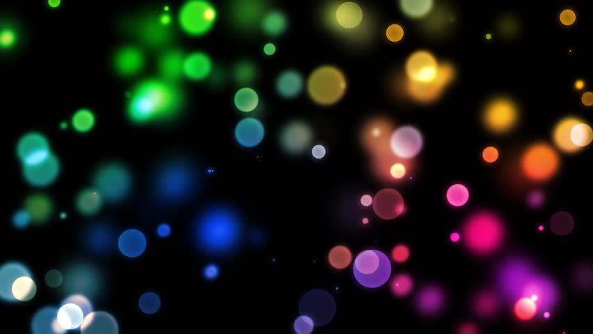 Abstract Motion Background - Rainbow Bokeh