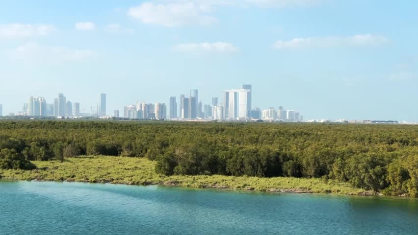 Abu Dhabi city panoramic view