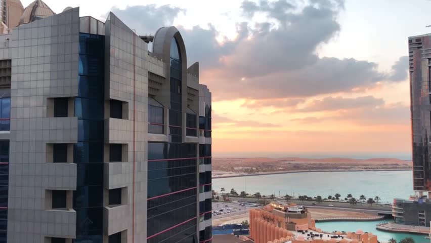 Abu Dhabi city panoramic view