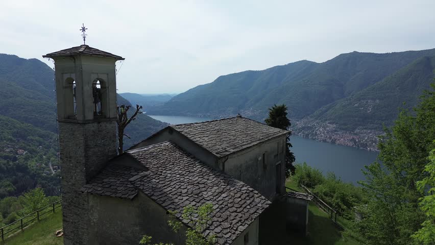 The church of Madonna del Soldo on Lake Como