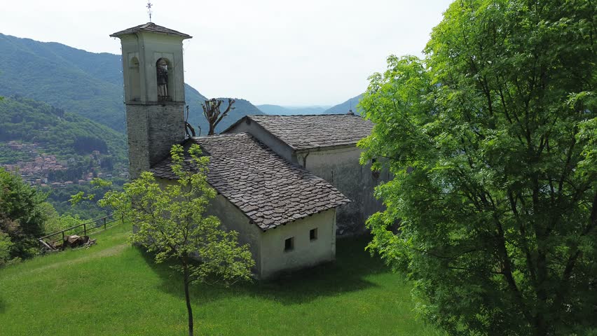 The church of Madonna del Soldo on Lake Como