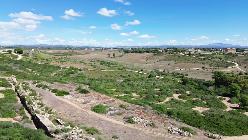 Selinunte site with ancient greek ruins, Sicily island, Italy