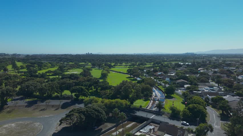 A golfcourse in Cape Town, South Africa.