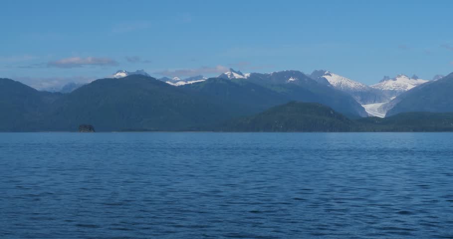 Landscape of Alaska in a sunny summer day.