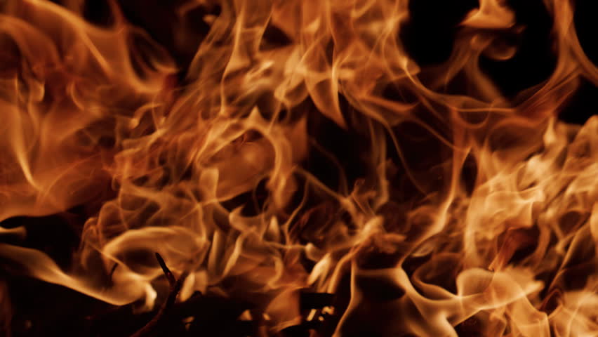Fire flames filling frame. Fire burning natural firestorm. Fire glowing hot sparks. Fire overlay for compositing.