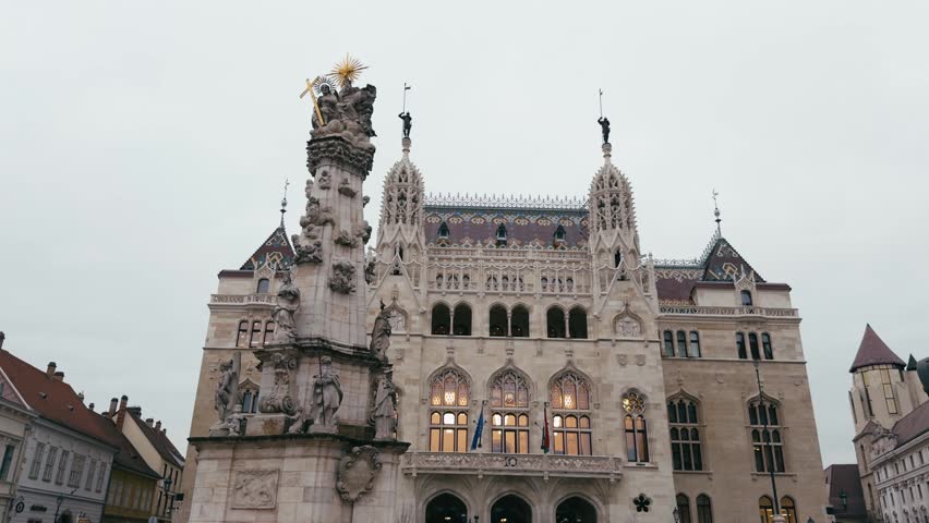 Front View Of The Ministry Of Finance In Budapest