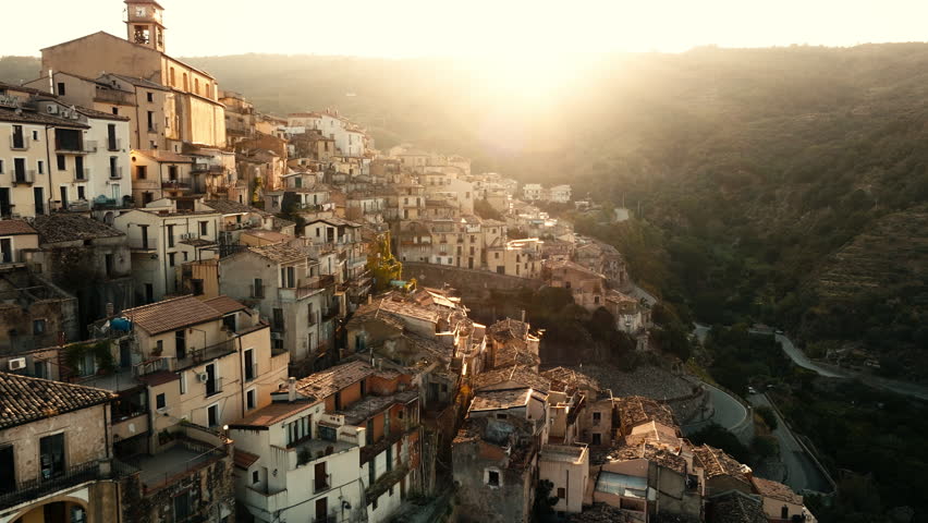 Badolato historic architecture in Calabria