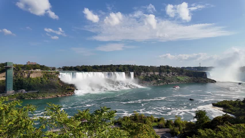 Scenic view of Niagara Falls waterfall landscape