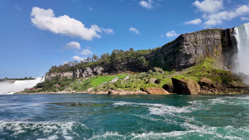 View of Niagara Falls from the Niagara River