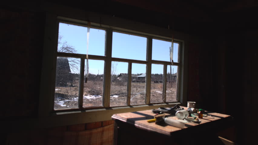 Sundrenched Workshop Interior Showcasing Vintage Carpentry Tools And Countryside View Through Window. Media