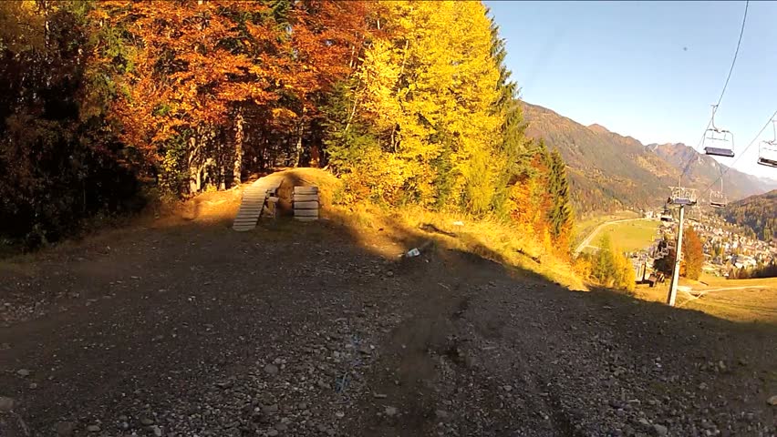 Downhill Mountain Bike panorama