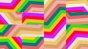 A dynamic and colorful abstract geometric pattern featuring intersecting stripes in various bright hues. - Powered by Shutterstock - Get 15% off with code: PIKWIZARD15