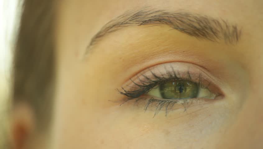 Beautiful Young Adult Woman Eye. 스톡 동영상 비디오(100% 로열티 프리) 4063024 | Shutterstock