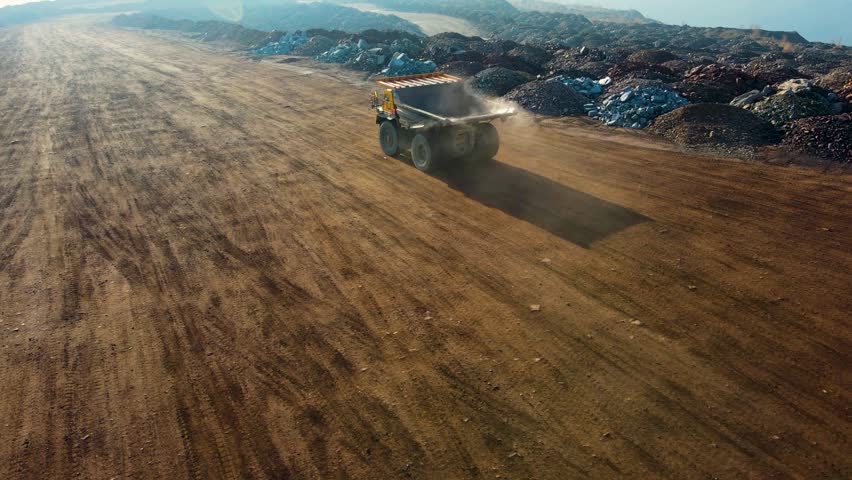 Quarry truck dump truck iron ore mining quarry