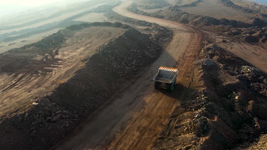 Quarry truck dump truck iron ore mining quarry