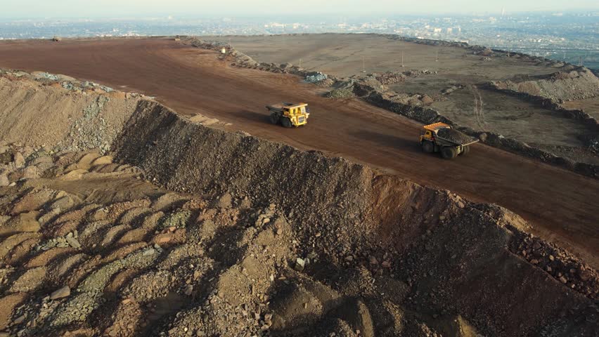 Quarry truck dump truck iron ore mining quarry