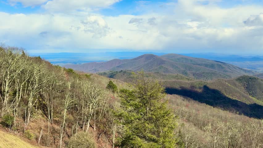 Curtis Valley Overlook on the Blue Ridge Parkway, near Marion NC