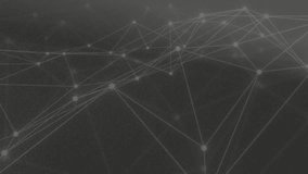 Network mesh starting on load, lines flowing while gauges and bars pulsing showing data flow. Grid, nodes, readouts, glow, neon, futuristic, interface - Powered by Shutterstock - Get 15% off with code: PIKWIZARD15