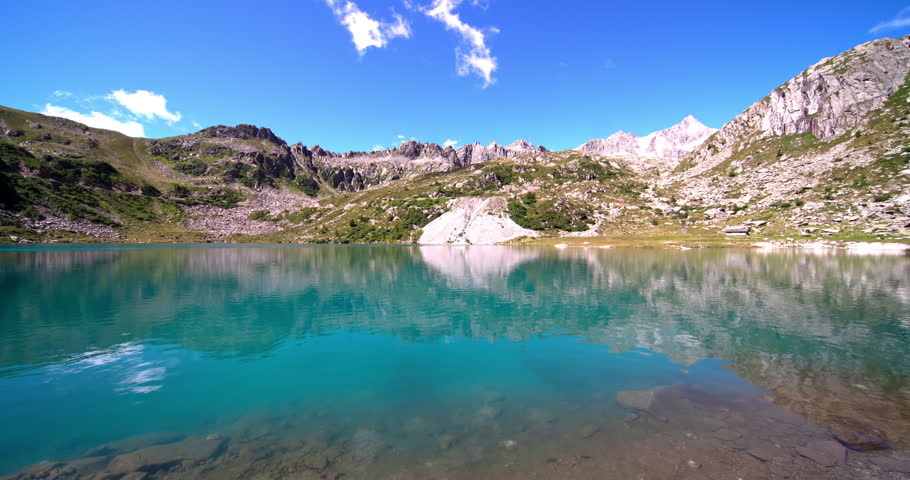 Fantastic Dolomitic lake of Cornisello