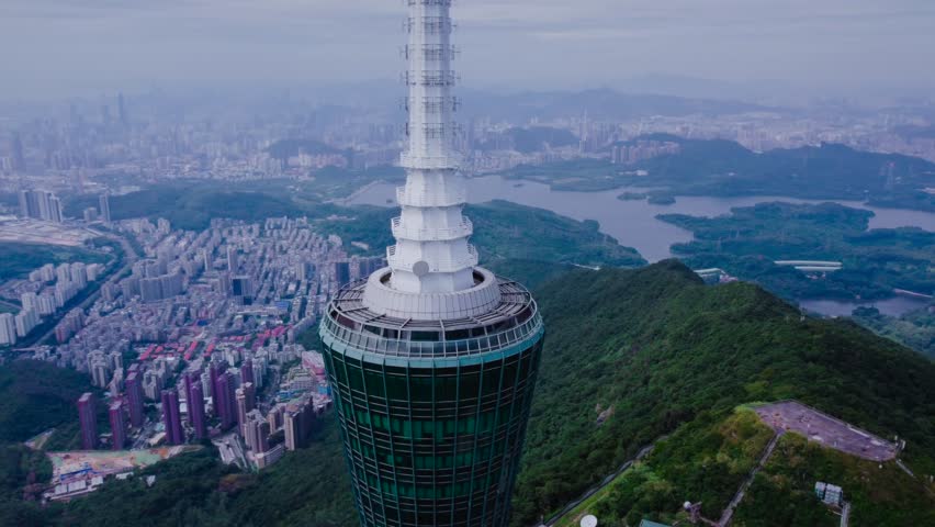 Orbit view from the mountain