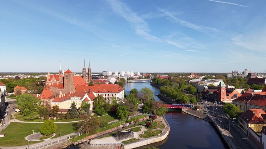 Ostrow Tumski in Wroclaw, Poland