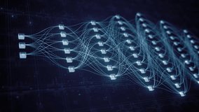 Abstract Neural Network Architecture Visualization, Connected Nodes and Data Flow Lines, Big Data AI Machine Learning Algorithm System, Digital Technology Background, Artificial Intelligence Concept - Powered by Shutterstock - Get 15% off with code: PIKWIZARD15